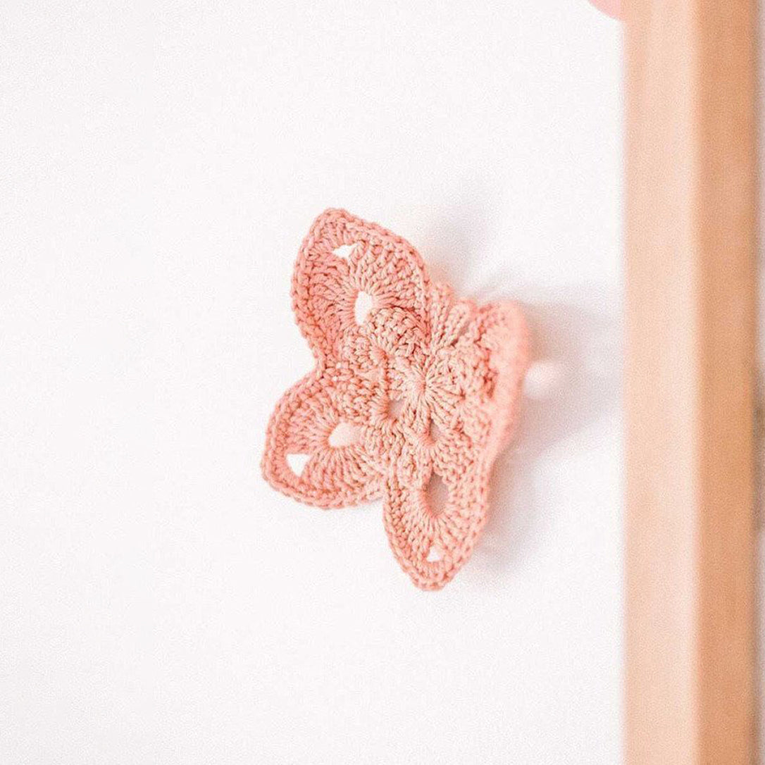 Butterfly wall decals - Dusty rose | Set of 6