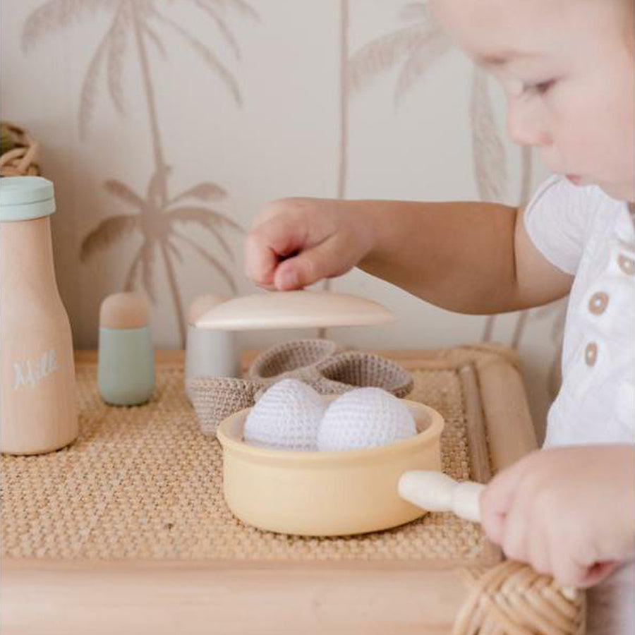 Pastel Wooden Cooking set | Hand made, 7 pieces