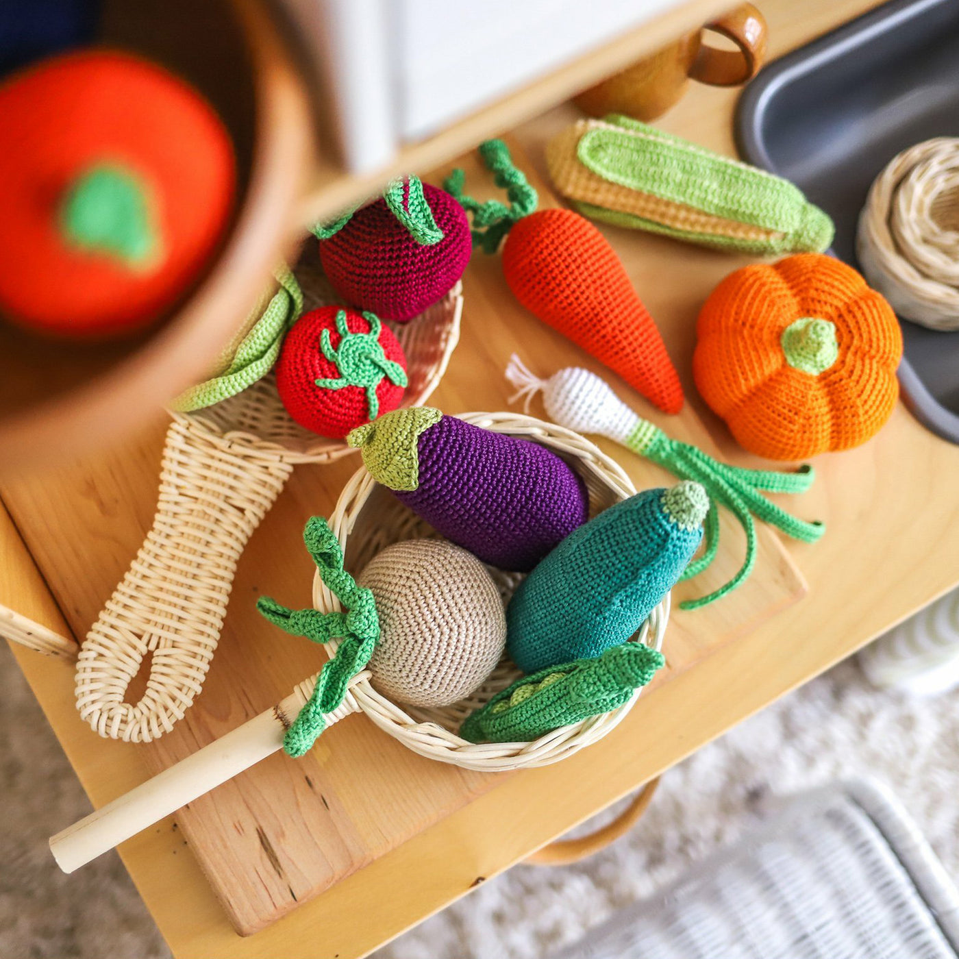 The Complete Vegetable Toy Set - 12 pieces