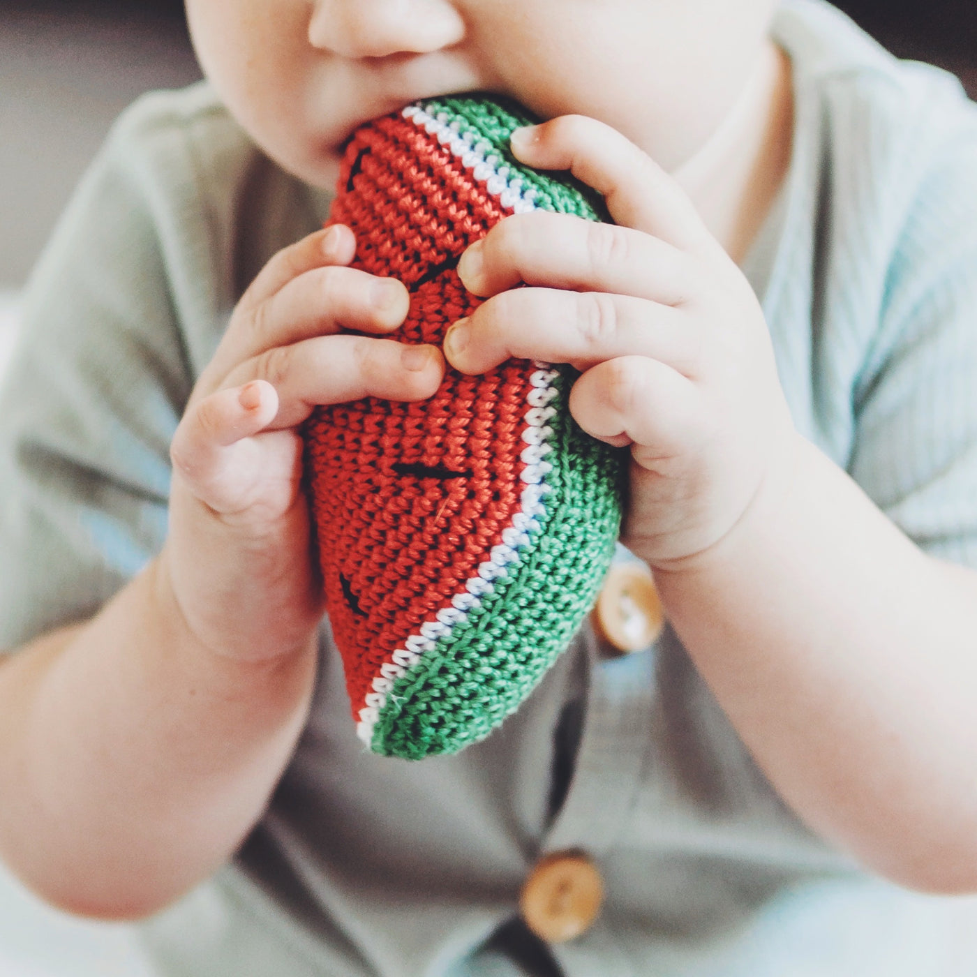Baby Rattle - Watermelon