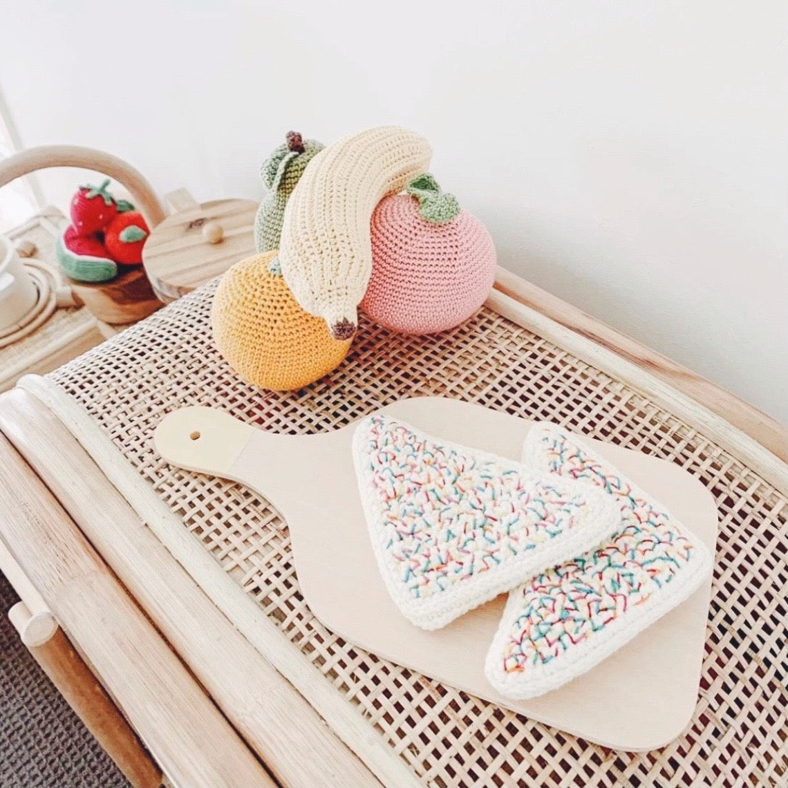 The Classic Fairy Bread set | Handmade, 2 pieces